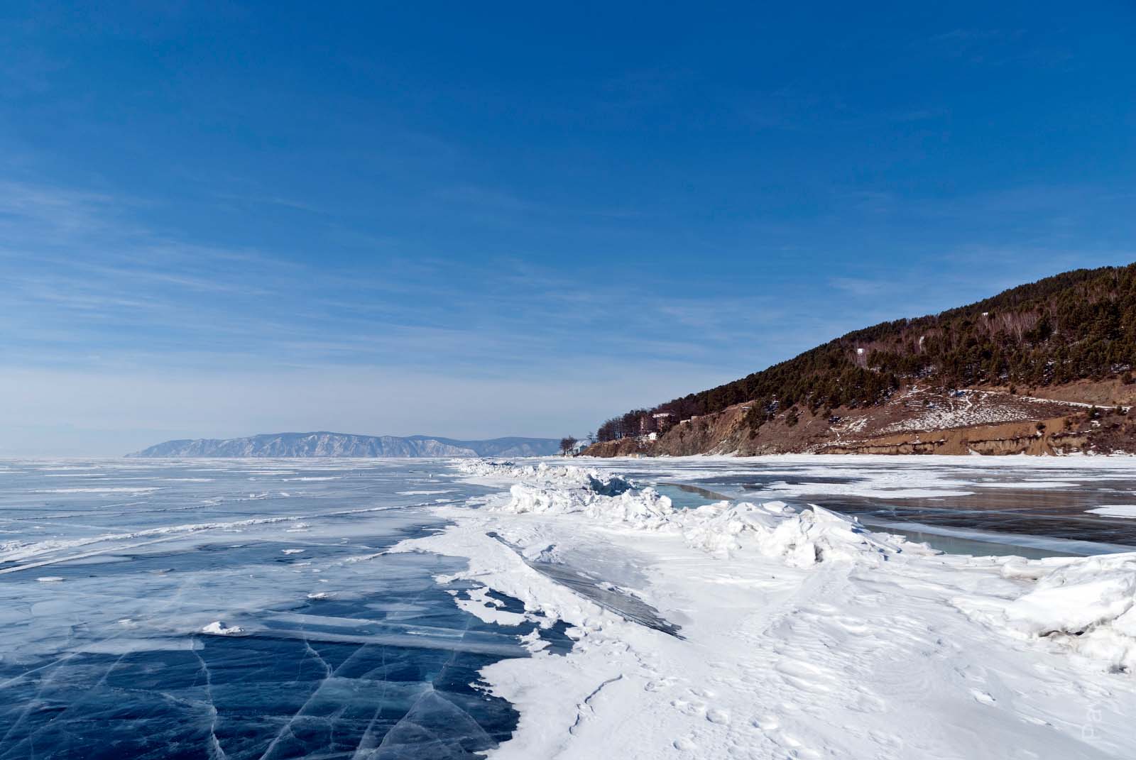 Форсировать трещину смогли только около Листвянки