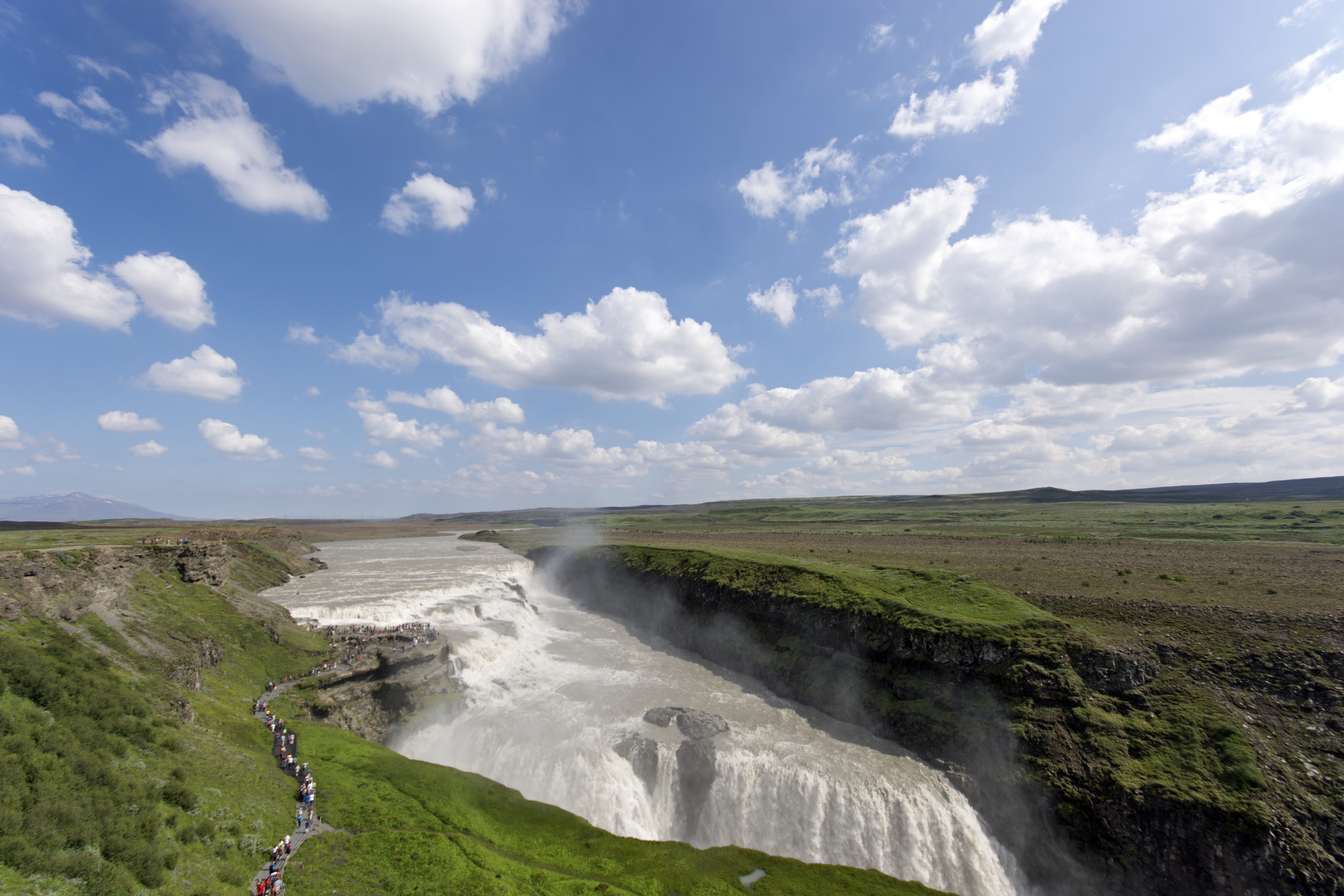 Гульфосс - золотой водопад. Находится недалеко от Рейкьявика