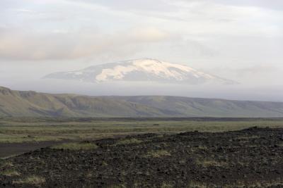 Гора в тумане