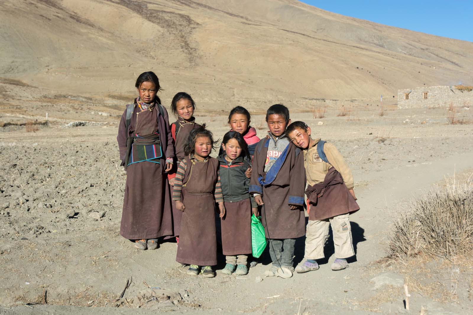 Детишки громко требовали шоколад. Когда я сказал, что шоколада нет, они потребовали сфоткать и показать фотку на экране фотоаппарата