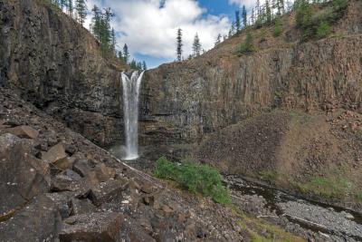 Третий водопад на ручье