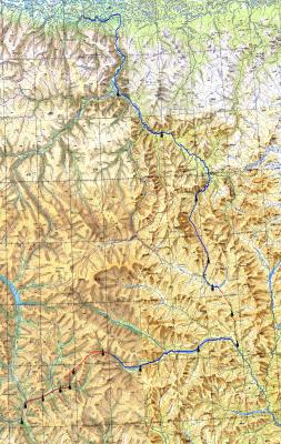 Карта Путоанский Экспресс